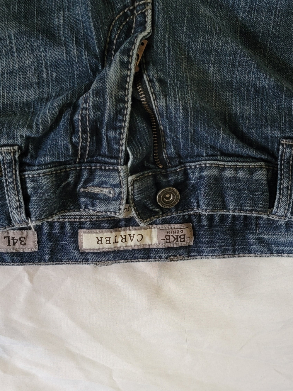 Cartier Men's Relaxed-Fit Indigo Denim Jeans 34L